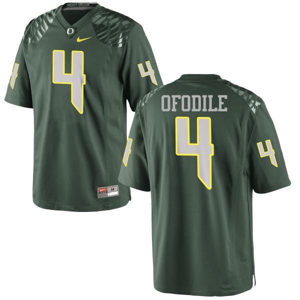 Men #4 Alex Ofodile Oregon Ducks College Football Jerseys-Green